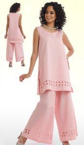 lisa-rene-3317-pk-linen-blend-ladies-suit-with-eyelet-details-on-tunic-and-wid-leg-pant-pink