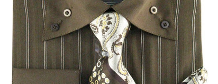 mens-dress-shirt-and-tie-ah601-br-long-sleeve-brown
