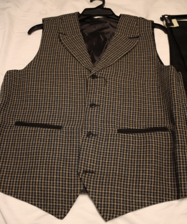 Montique V 139 Khaki Dressy Two Piece Vest And Pants Set Top 600x719, Abby Fashions