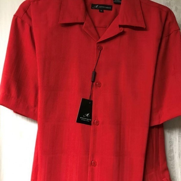 walking-suits-montique-627-red-short-sleeve-set