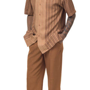 Montique-1846-caramel-mens-walking-suit-mens-2pc-leisure-suits-short-sleeve
