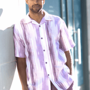 Montique-1844_lavender-walking-suit-olive-mens-leisure-suits-short-sleeve