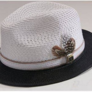 montique-h-31-mens-braided-two-tone-pinch-fedora-hat-black-white