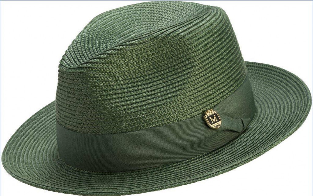 Montique H42 Mens Straw Fedora Hat Hunter Abby Fashions