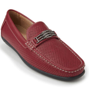 montique-s-71-mens-metal-bit-perforated-casual-loafers-red