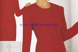 women-suits-chancelle-17105-red