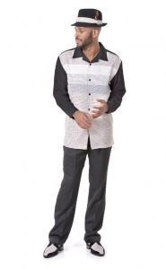 montique-1753-1835-mens-walking-suit-black-white-long-sleeve-mens-leisure-suits