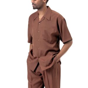 Montique 696 Mens walking suit cinnamon