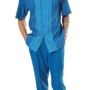 montique-1946-mens-walking-suits-teal-mens-leisure-suits-short-sleeve