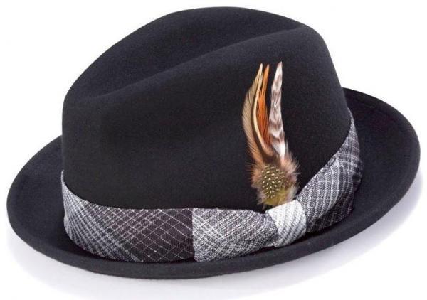 montique-h-1724-mens-fedora-matching-hat-black