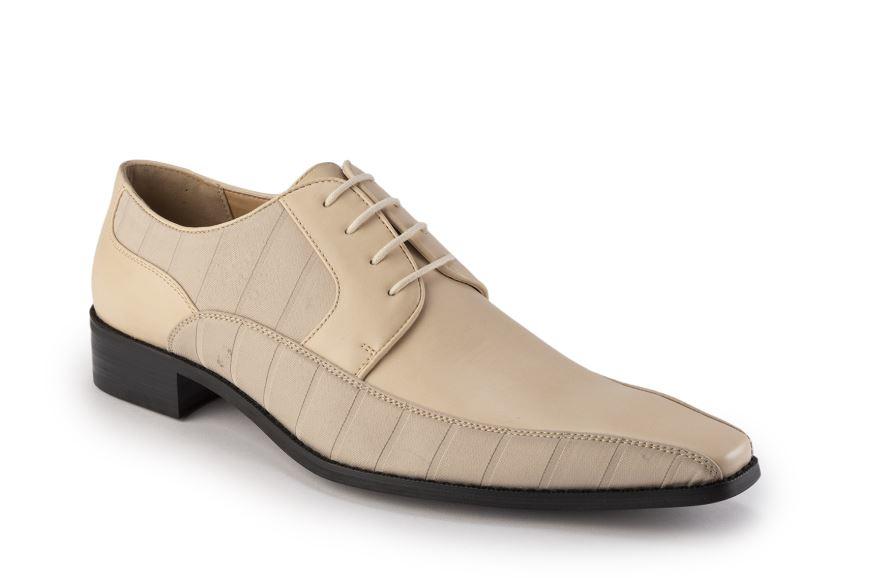 Montique S1916 Mens Dress Shoes Beige Mens Matching Shoes