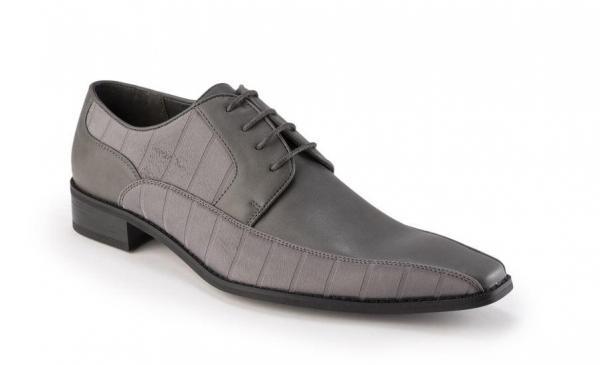 Montique S-1916 Mens Dress Shoes Grey