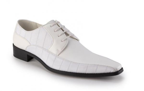 Montique S-1916 Mens Dress Shoes White - Mens Matching Shoes