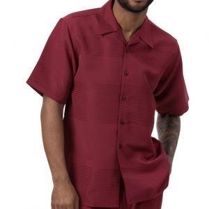 montique 2022 mens walking suits burgundy