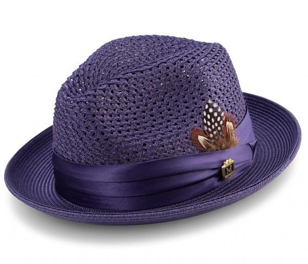 montique-h-34-mens-straw-fedora-hat-purple