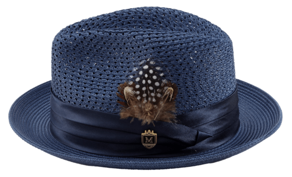 montique-h-34-mens-straw-fedora-hat-navy-with-matching-satin-ribbon-b