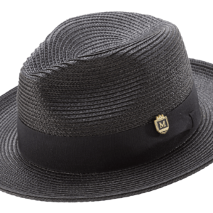 montique-h-42-mens-straw-fedora-hat-black-wide-brim-pinch-hat