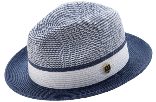 montique-h-22-mens-straw-fedora-hat-navy-two-tone-pinch-fedora-hat-1