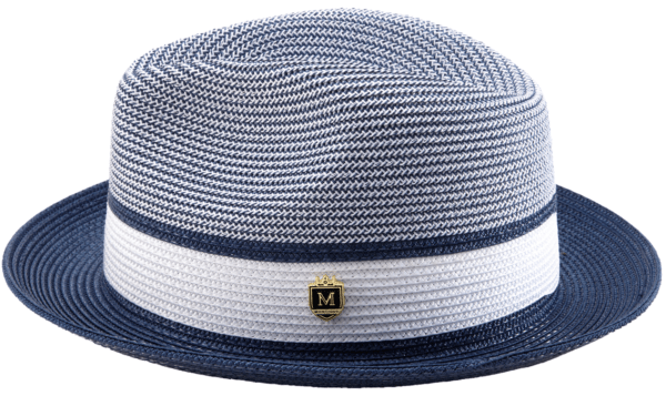 montique-h-22-mens-straw-fedora-hat-navy-two-tone-pinch-fedora-hat-2