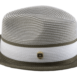montique-h-22-mens-straw-fedora-hat-olive-two-tone-pinch-fedora-hat-3