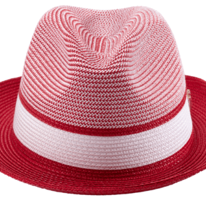 montique-h-22-mens-straw-fedora-hat-red-two-tone-pinch-fedora-hat-2