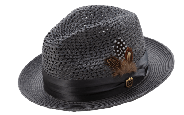 montique-h-34-mens-straw-fedora-hat-grey-with-matching-satin-ribbon-a