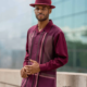 Montique 2124 Mens Walking Suits Burgundy – Long Sleeve Mens Leisure Suits