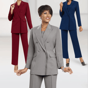 ben-marc-executive-10498-burgundy-silver-navy-double-brested-women-pants-sets