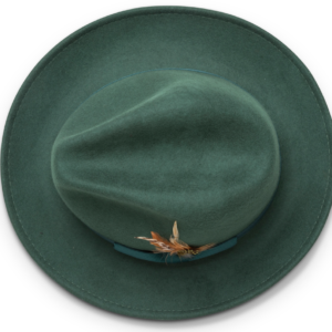 Montique H-60 Fedora Hat Hunter – Light Felt Snap Brim 1/2 inches