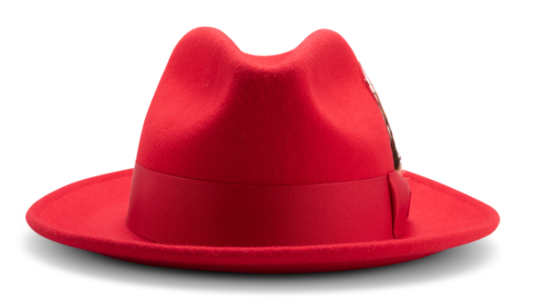 montique-h-60-felt-hat-red-mens-godfather-hat-front