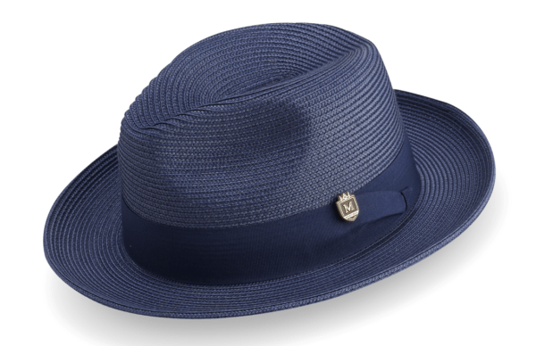 montique-h-42-mens-straw-hat-navy-wide-brim-pinch-hat