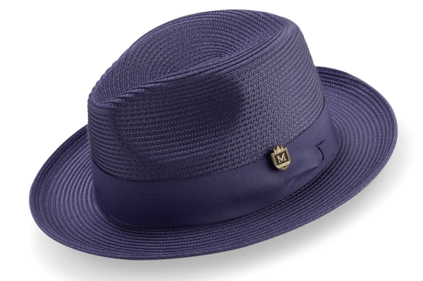 montique-h-42-mens-straw-hat-purple-wide-brim-pinch-hat