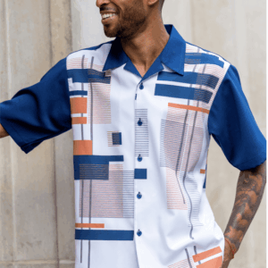 montique-mens-walking-suits-2203-navy-short-sleeve-mens-leisure-suits