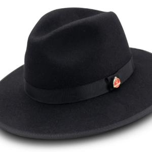 montique-h-80-fedora-hat-black-with-red-lining-3-1-8-wide-brim-wool-felt-dress-hat