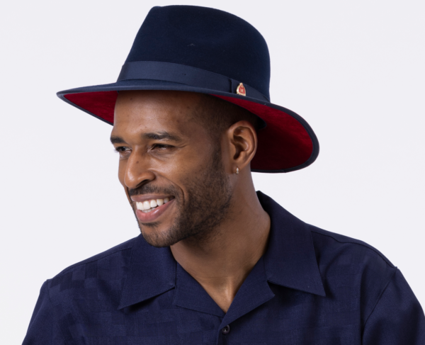 montique-h-80-fedora-hat-navy-with-red-lining-3-1-8-wide-brim