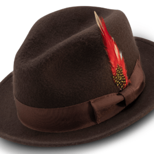 montique-h-81-fedora-hat-brown-beaver-look-small-band-2-1-4-brim-wool-felt-dress-hat