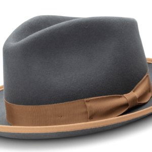 montique-h-83-fedora-hat-grey-with-brown-ribbon-and-trim-2-1-2-wide-brim-wool-felt-dress-hat