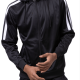 Montique JS-28 Mens Track Suits Black – Montique Jogging Suit with Detachable Hood