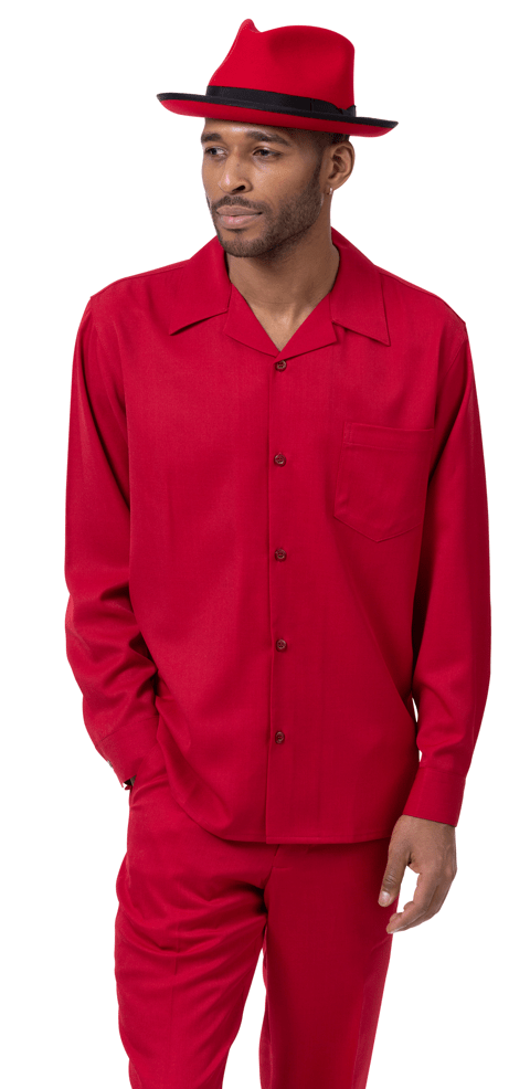 montique-mens-walking-suits-1641-red-solid-mens-2pc-leisure-suits