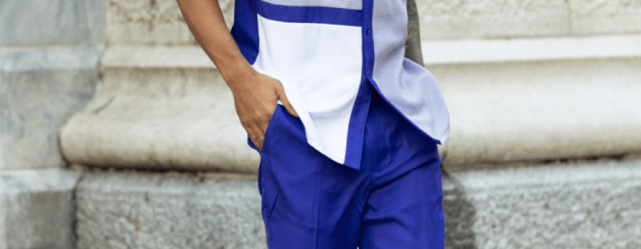 montique-2317-mens-walking-suits-purple-color-block-short-sleeve-mens-two-piece-leisure-suits