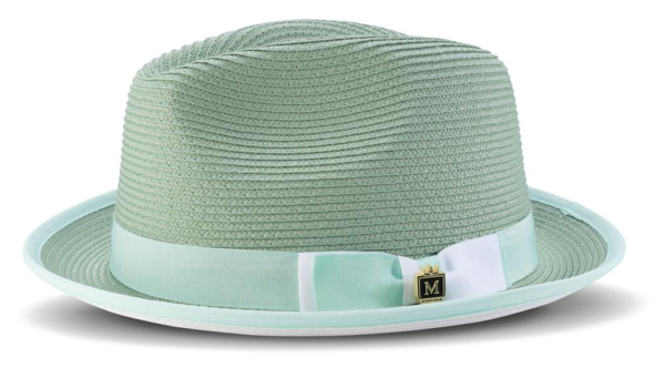 montique-h78-mens-straw-hat-apple-white-bottom-braided-stingy-brim-pinch-fedora-hat