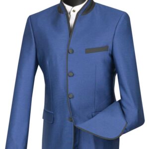 slim-fit-vinci-s4ht-1-blue-church-clergy-sharkskin-suit-with-banded-collar