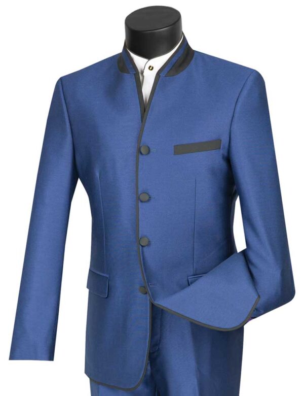 slim-fit-vinci-s4ht-1-blue-church-clergy-sharkskin-suit-with-banded-collar