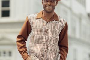 montique-2378-mens-walking-suits-cognac-lifestyle-plaid-design-long-sleeve-mens-leisure-suits