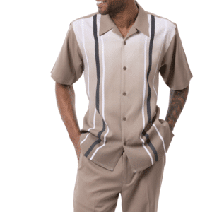 montique-2413-mens-walking-suits-khaki-short-sleeve-mens-two-piece-leisure-suits