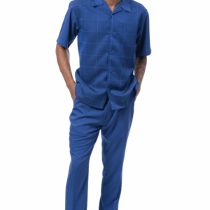 montique-2416-mens-walking-suits-cobalt-short-sleeve-mens-two-piece-leisure-suits