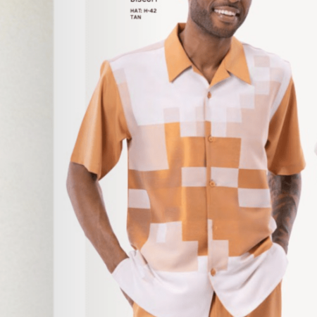 montique-2423-mens-walking-suits-biscuit-short-sleeve-mens-two-piece-leisure-suits