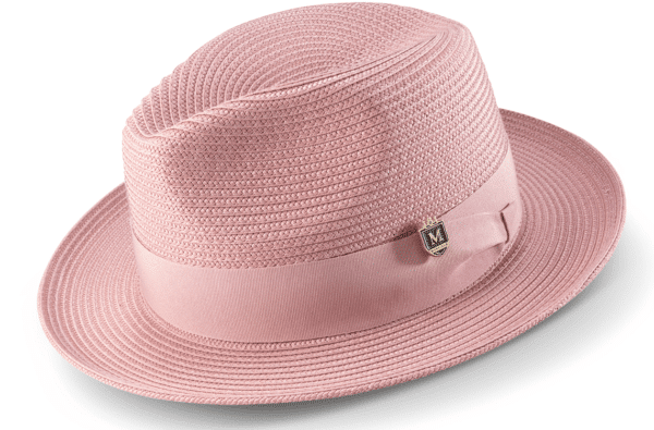 montique-h-42-mens-straw-hat-rose-wide-brim-pinch-hat