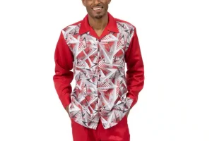 montique-2464-mens-walking-suits-red-abstract-pattern-long-sleeve-mens-leisure-suits