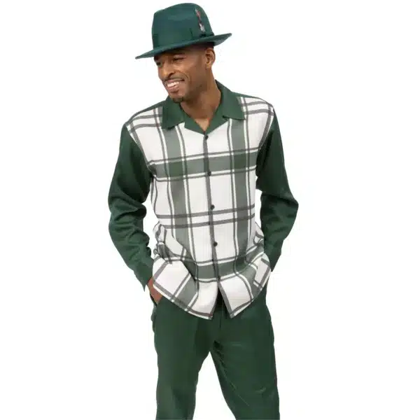 montique-2478-mens-walking-suits-hunter-plaid-pattern-2-piece-long-sleeve-mens-leisure-suits